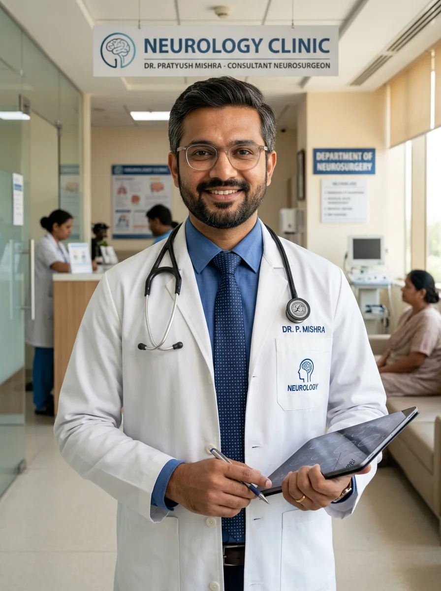 Dr. Pratyush Mishra - Consultant Neurosurgeon in Noida Dr. Pratyush Mishra - Consultant Neurosurgeon in Noida