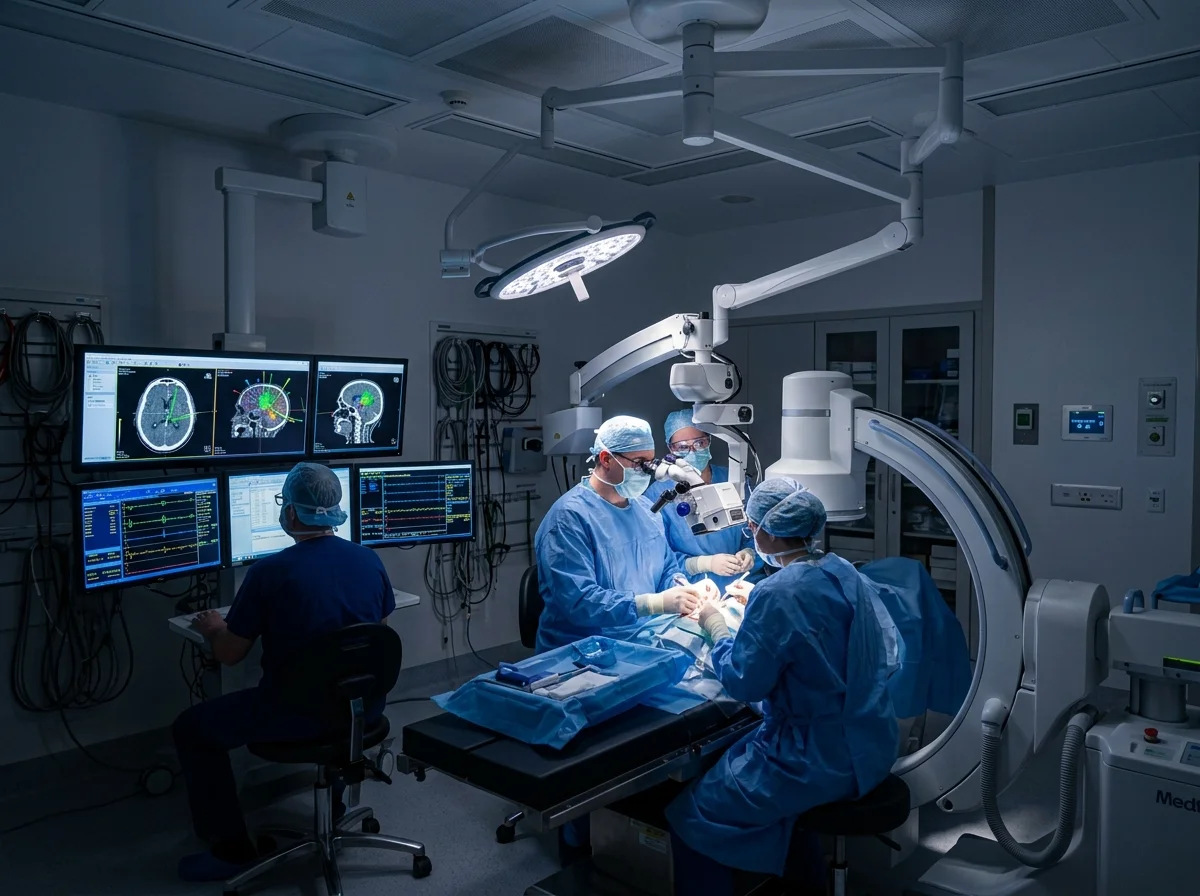 Advanced Neurosurgery Operating Suite Advanced Neuronavigation and Intraoperative Monitoring Technology in Neurosurgery